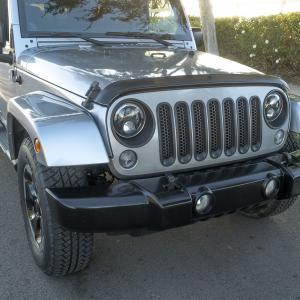 Jeep Wrangler JK (2/4 Doors) & Unlimited 2007-2018 Factory/OE Design 1 Piece Polyurethane Front Bumper - Image 3