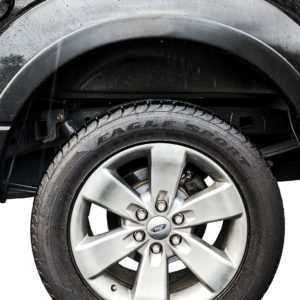 Ford F-150 2009-2014 Factory/OE with Body Lines Design Front & Rear 4 Piece Polyurethane Fender Flares Kit - Image 3