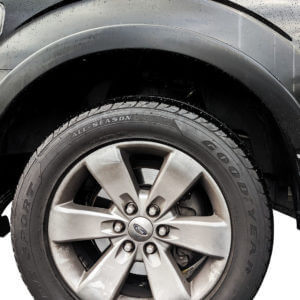 Ford F-150 2009-2014 Factory/OE with Body Lines Design Front & Rear 4 Piece Polyurethane Fender Flares Kit - Image 2