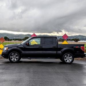 Ford F-150 2009-2014 Factory/OE with Body Lines Design Front & Rear 4 Piece Polyurethane Fender Flares Kit - Image 4