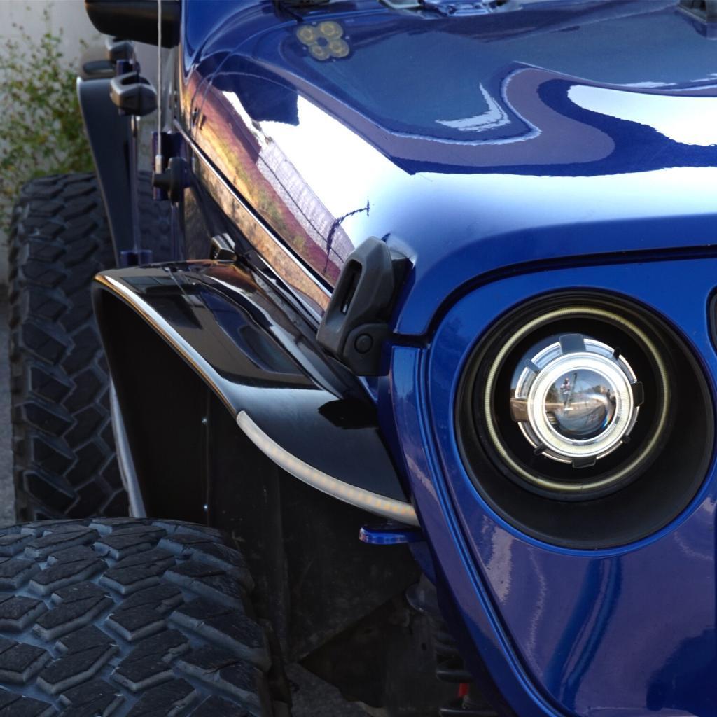 20-25 Jeep Gladiator Rubicon / Mojave Duster Front Fender Flare Add Ons s | Duraflex | ed_119328
