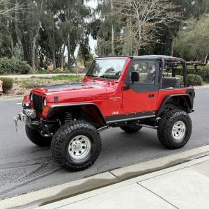 Jeep Wrangler TJ 1997-2006 Front & Rear 4 Piece Polyurethane Fender Flares Kit - Image 7