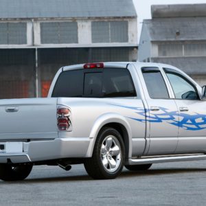 Dodge Ram 2002-2008 KBD 1 Piece Polyurethane Rear Bumper - Image 2