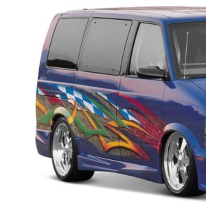 Chevrolet Astro 1995-2005 / GMC Safari Van 1995-2005 Premier Style 2 Piece Polyurethane Side Skirts - Image 2