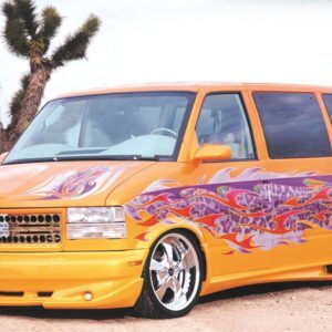 Chevrolet Astro 1995-2005 / GMC Safari Van 1995-2005 Python Style 2 Piece Polyurethane Side Skirts - Image 2