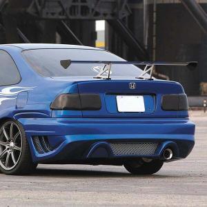 Honda Civic Coupe 2DR 1999-2000 KBD 4 Piece Polyurethane Full Body Kit - Image 5