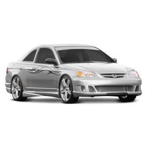 Honda Civic 2DR / 4DR 2001-2003 KBD 1 Piece Polyurethane Front Bumper - Image 2