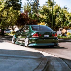 Lexus IS300 2000-2005 Bsport Style 1 Piece Polyurethane Rear Bumper - Image 2