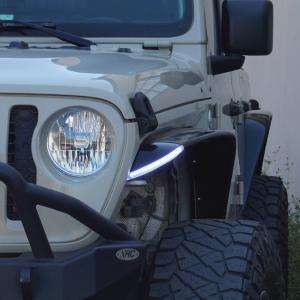 Universal  -  Jeep Wrangler JL / Gladiator JT KBD Front Fenders Replacement LED Lighting Package - Image 2