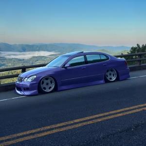 Lexus GS Series GS300 GS400 GS430 1998-2005 Bsport Style 2 Piece Polyurethane Side Skirts - Image 3
