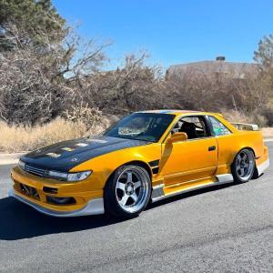 Nissan 240SX S13 Silvia Coupe 1989-1994 Racing Style 4 Piece Polyurethane Full Body Kit