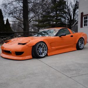 Chevrolet Corvette C5 1997-2004 Kyouki Style 4 Piece Polyurethane Full Body Kit - Image 6