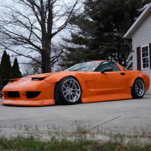 Chevrolet Corvette C5 1997-2004 Kyouki Style 4 Piece Polyurethane Full Body Kit - Image 7