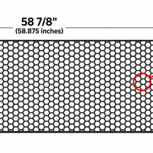 Universal  - Extra Large Premium 1 Piece Polyurethane Mesh Grille - Image 2