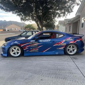 Scion FRS / Subaru BRZ / Toyota 86 2013-2020 Stream Style 2 Piece Polyurethane Side Skirts