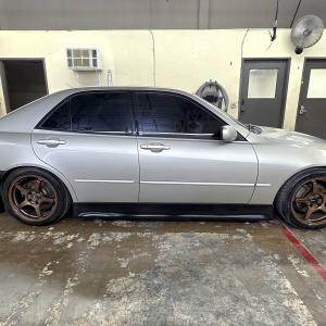 Lexus IS300 2000-2005 VTX Style 2 Piece Polyurethane Side Skirts
