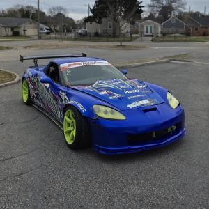 Chevrolet Corvette C6 2006-2013 C6R Style 1 Piece Polyurethane Front Bumper