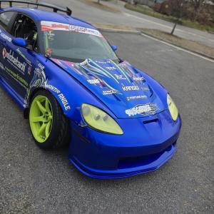 Chevrolet Corvette C6 2006-2013 C6R Style 1 Piece Polyurethane Front Bumper - Image 3