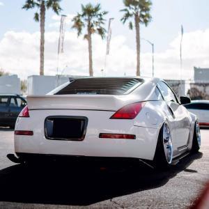 Nissan 350Z 2003-2008 Duckbill Style 1 Piece Polyurethane Rear Wing Spoiler - Image 3