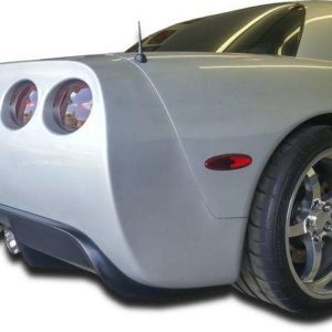 Chevrolet Corvette C5 1997-2004 Stealth Style 1 Piece Polyurethane Rear Diffuser - Image 9