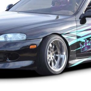 Lexus SC SC300 SC400 1992-2000 KBD Style 2 Piece Polyurethane 50mm Front Fenders - Image 6