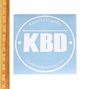 KBD Logo 6" Sticker - Medium - Image 2