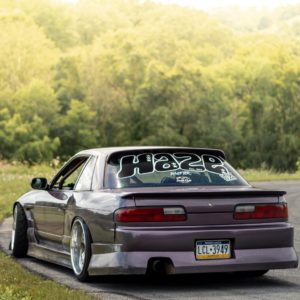 Nissan 240SX S13 Coupe / Convertible (Pop Up) 1989-1994 Bsport Style 4 Piece Polyurethane Full Body Kit - Image 5