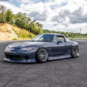 Mazda Miata 1999-2005 NB KBD 2 Piece Polyurethane Side Skirts