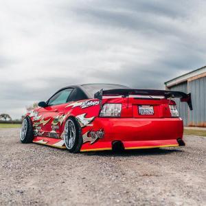 Ford Mustang 1999-2004 2FORDY 1 Piece Polyurethane Rear Bumper